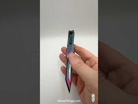 Heretic Knives Manticore S Miami Vice edition & the new Blood Red button lock Pariah available now!