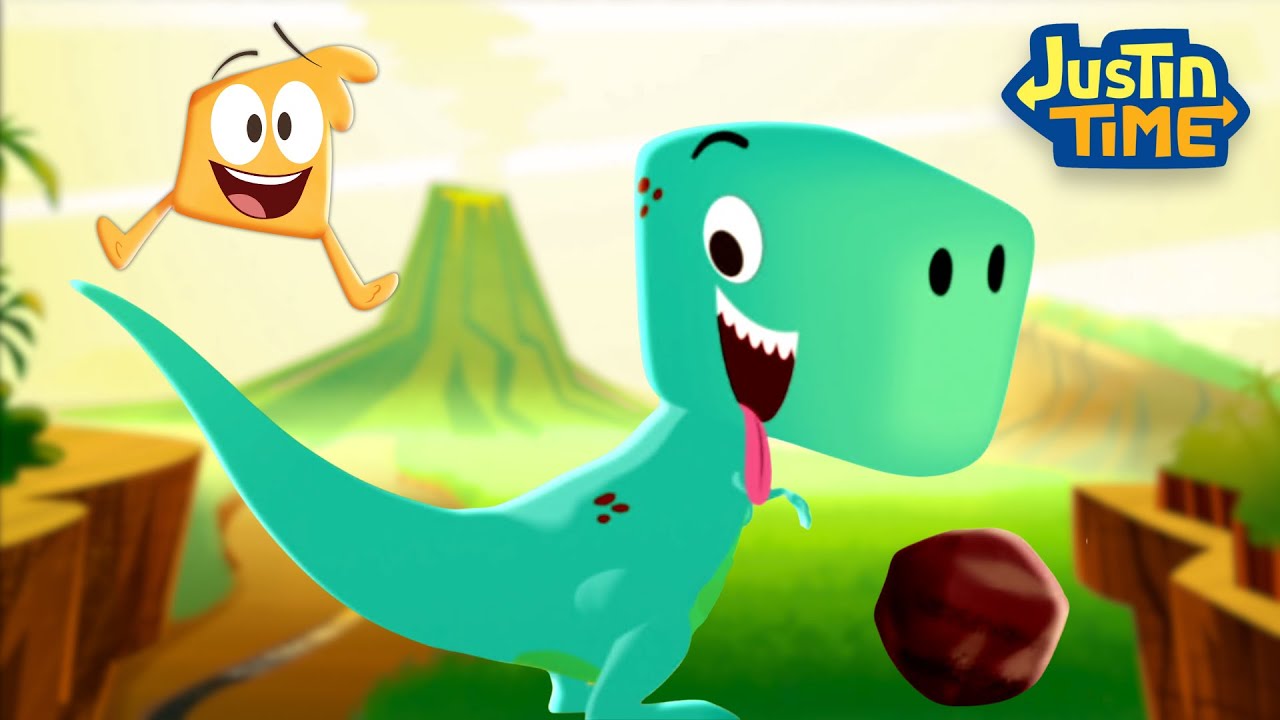 Dinosaurs Come Alive! 🦖 | Justin Time Episode Bundle | Animal Cartoons for Kids