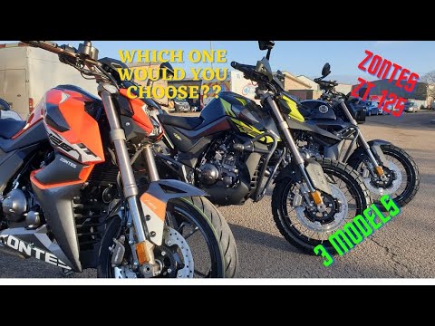 Zontes Zt 125 G1 Scrambler U1 Adventure U Street Models Walk Around Video Ktm Cbr Rival Youtube