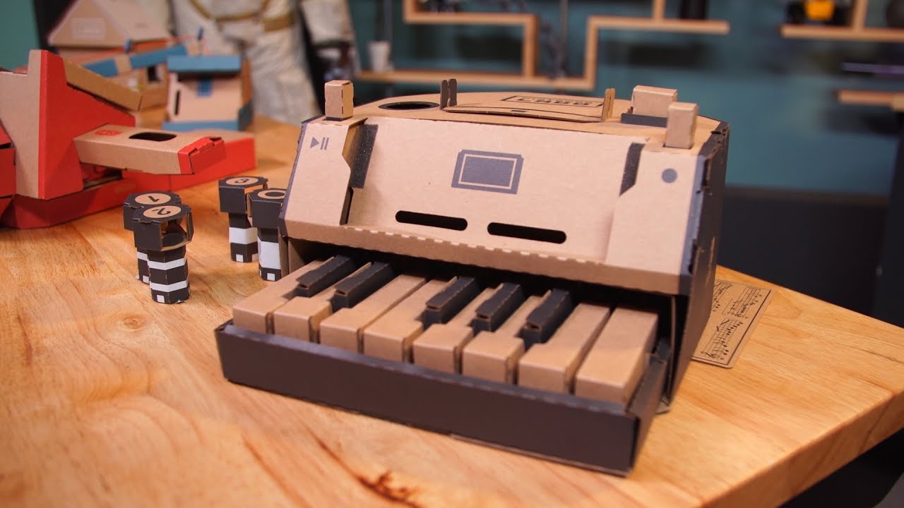 Nintendo Labo tests, part one: Robot Kit's cardboard stomps are fun but shallow