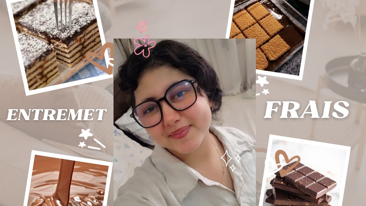 تحلية باردة سهلة🍫: كيكة البسكوي بلا فرن 😋