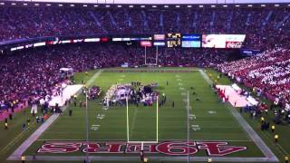 Jerry Rice Halftime Show - Jersey Retired