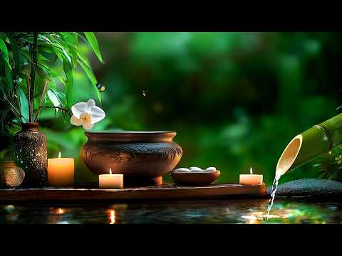 Relaxing Music for Healing + Water Sounds 🌿 Relieve Stress, Anxiety & Depression, Heal Mind & Body
