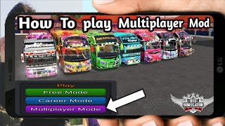 🔵Bus simulator Indonesia game me multiplayer mod kaise khele / multiple mod bussid🛑🛑