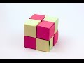 Infinity cube  origami cube  paper art 013