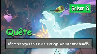 INFLIGER DES DÉGÂTS A DES ANIMAUX SAUVAGES AVEC UNE ARME DE MÊLÉE screenshot 1