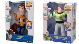 WOODY E BUZZ LIGHTYEAR TOY STORY 4 FALAM EM PORTUGUES THINKWAY TOYS TOYNG 2019