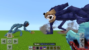 NEW Shin Sonic vs Nightmare Huggy Wuggy  Mod ADDON UPDATE in MINECRAFT PE