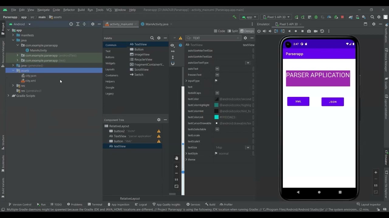 6. Program 6, Mobile Application Development-18CSMP68, Dept. of ISE, RIT-Hassan