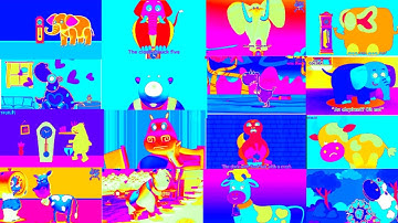 HICKORY DICKORY DOCK💥 DINO🦕POBY🐻‍❄️HIPPO🦛ELEPHANT🐘COW🐄✓Effects:line shift+color inversion🎨💥