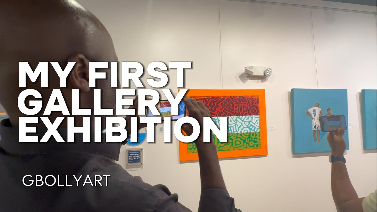 How I Created 6 Paintings in 6 Weeks for My First Gallery Art Exhibition 