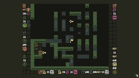 Baba is You - Ultimate Maze turning into two things at once (SPOILER WARNING)