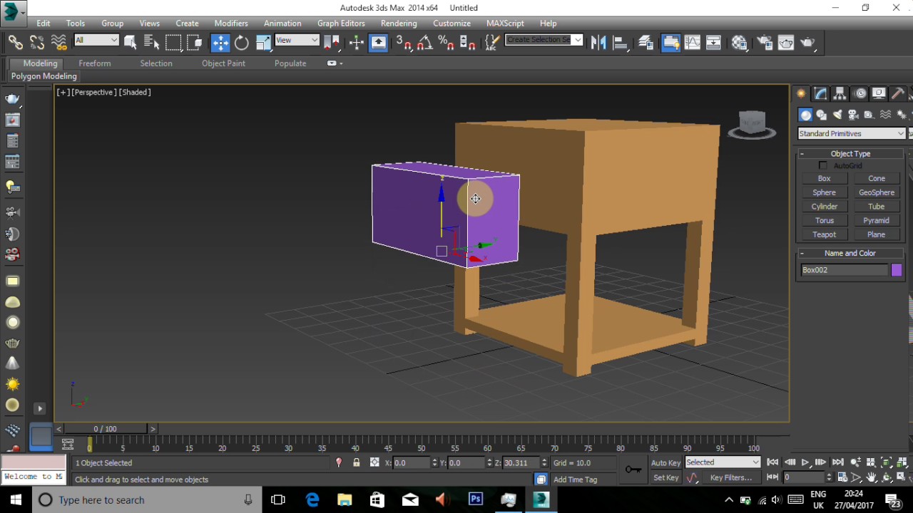 How To Make Simple Bedside Table YouTube