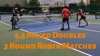 4.5 Mixed Doubles - 3 Matches - Jackson TN - 2024 Hub City Spring Showdown