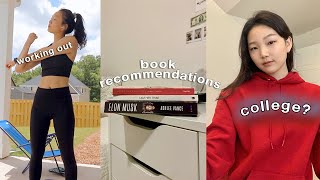 Life in Quarantine: COLLEGE REVEAL, Outdoor Office & Workout, Book Recs 📚