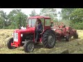 Massey Ferguson 35 en Massey Ferguson pers - Steyr 650 met Kemper Express