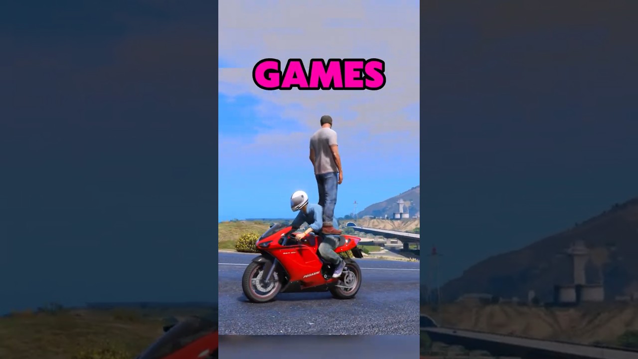 Can You STAND on a MOVING Motorcycle in GTA Games?