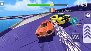 Car stunt master - Superhero car stunt 2024 - racing with Multiplayer superheros Android gameplay screenshot 4