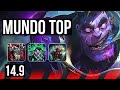 Dr mundo vs darius top  6 solo kills legendary 1536 45k dmg  kr master  149