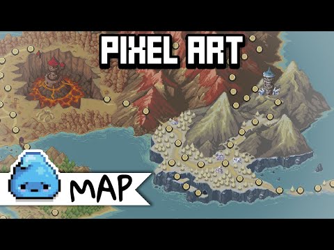 { Dev Life } Making a pixel art world map is hard!