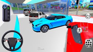 New Blue Nissan GTR Car Parking Supercar Store - 3D Android Driving Class Game Play || #cargame #usa screenshot 5