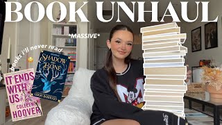 *MASSIVE* book unhaul!! 📚☁️✨ books i’ll never read + donating to little free libraries 🫶🏻