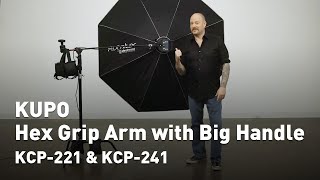 KUPO Hex Grip Arm with Big Handle (KCP-221 & KCP-241)