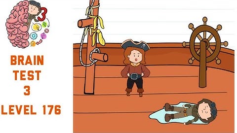 Brain Test 3 Level 176 Alyx needs some air to breathe Walkthrough