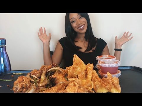FRIED CHICKEN, CRAB RANGOON & SWEET & SOUR SAUCE!!!