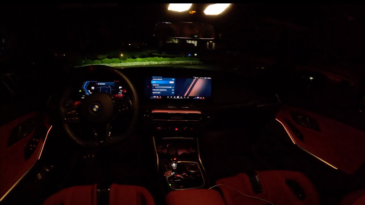 2025 BMW M3 COMPETITION AMBIENT LIGHTING - POV #bmw #2025bmwm3 #g80m3 ...