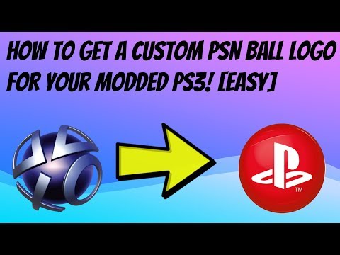 How To Get A Custom PSN Ball Logo For Your Modded PS3! [EASY]