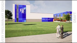 Central 301 - 3D Rendering of Proposed New Central High School