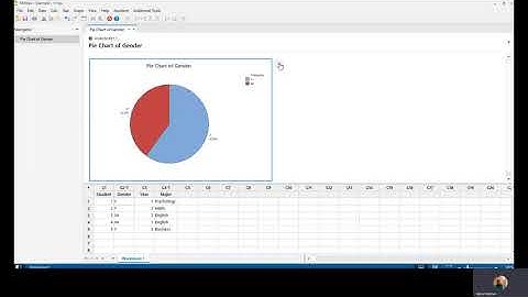 P&S4 | Minitab | Bar Chart | Pie Chart | Probability & Statistics | Mannan