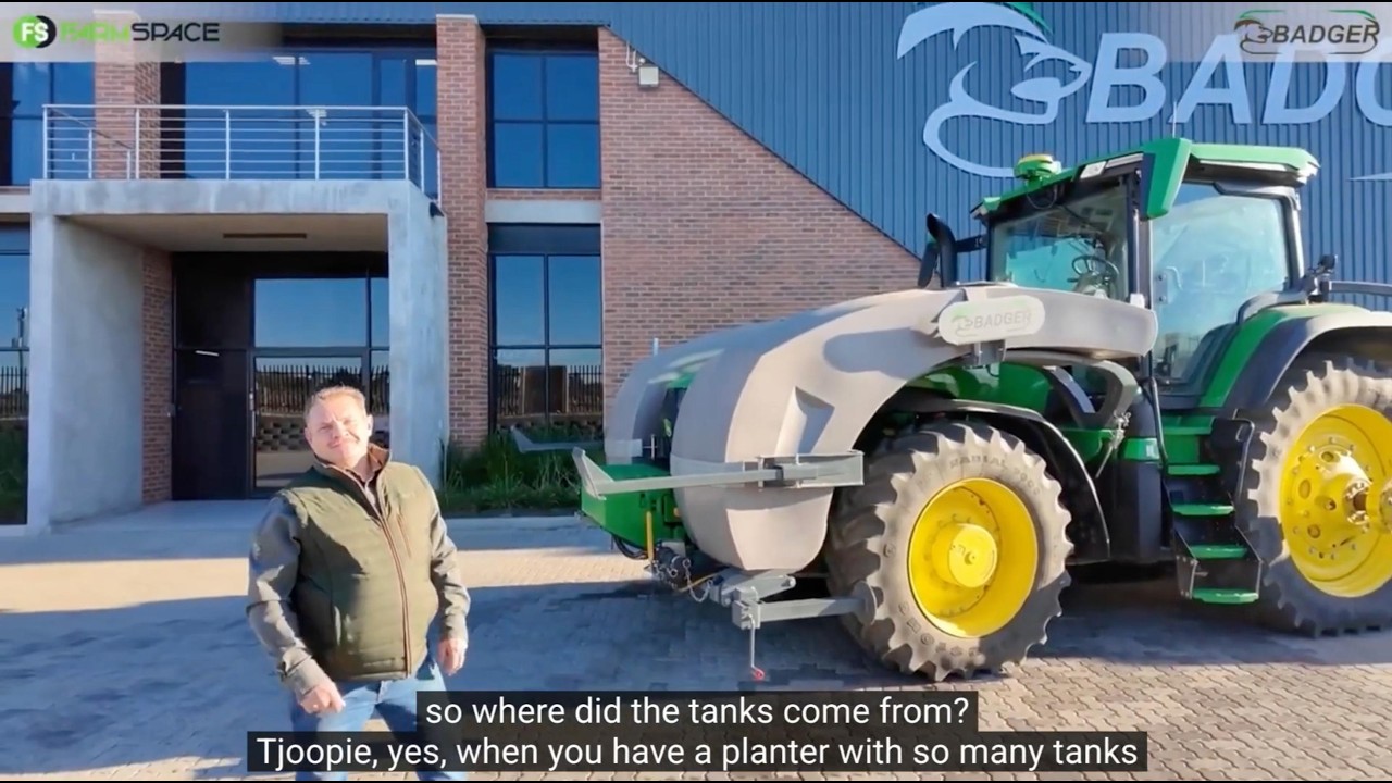 2 500ℓ op jou trekker – en binne minute weer af! | Badger Agriculture