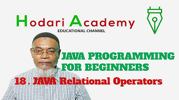 Java Programming for Beginners - 18. Java Relational Operators