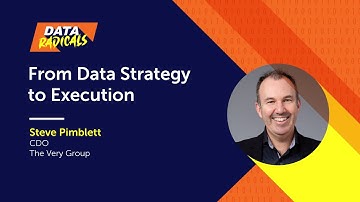 From Data Strategy to Execution with Steve Pimblett, The Very Group | Data Radicals Podcast