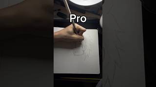 Drawing Boruto from Boruto Noob VS Pro VS God anime art shorts