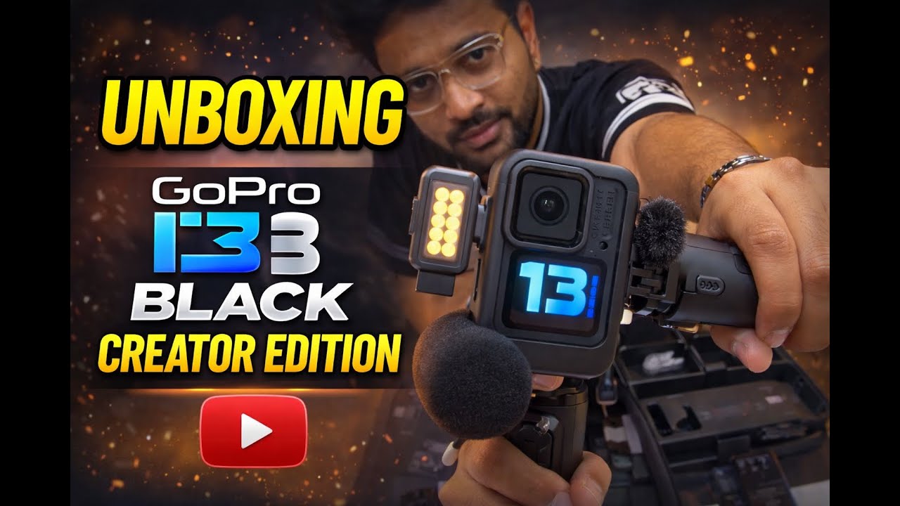 GoPro 13 Black Creator Edition Black unboxing. 