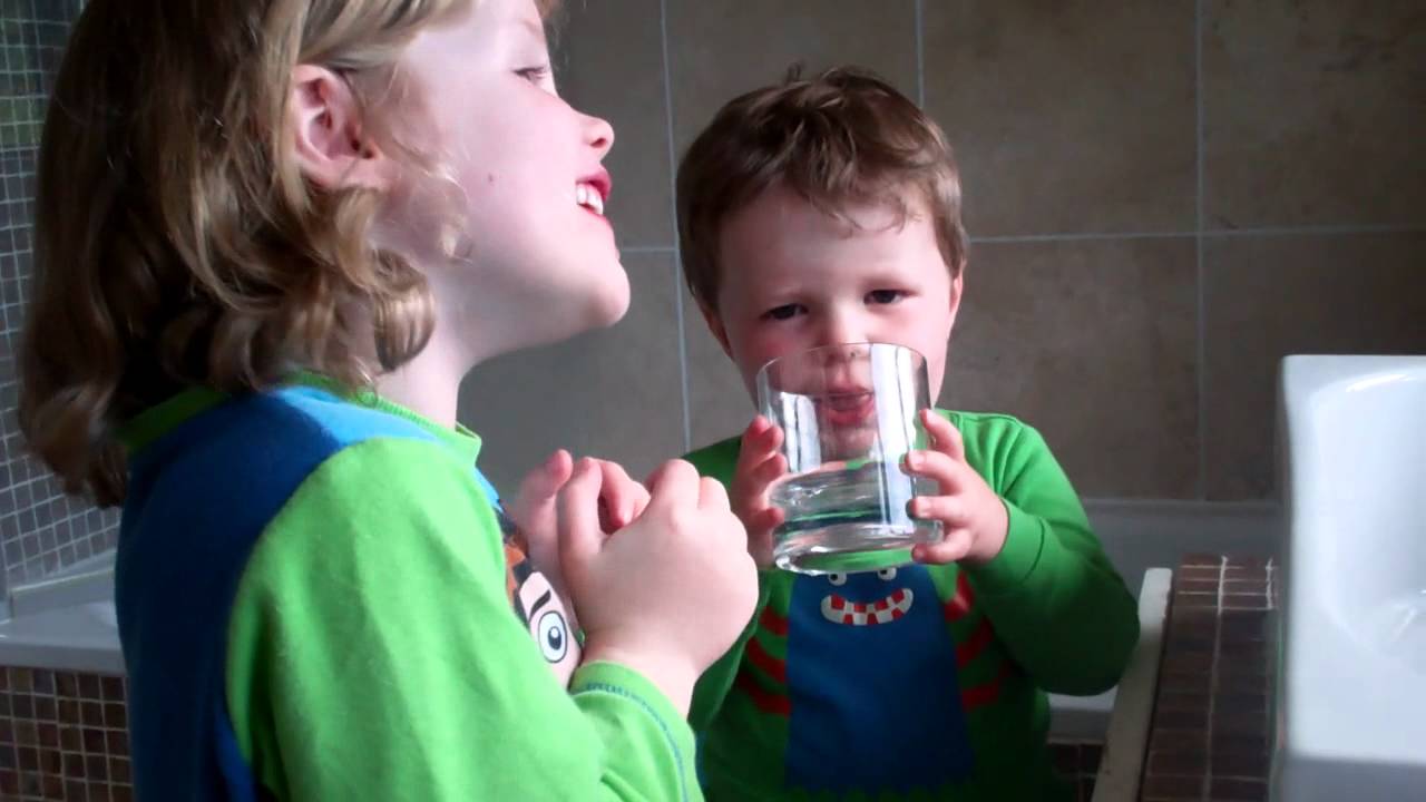 Sophie and Eddie cleaning teeth YouTube