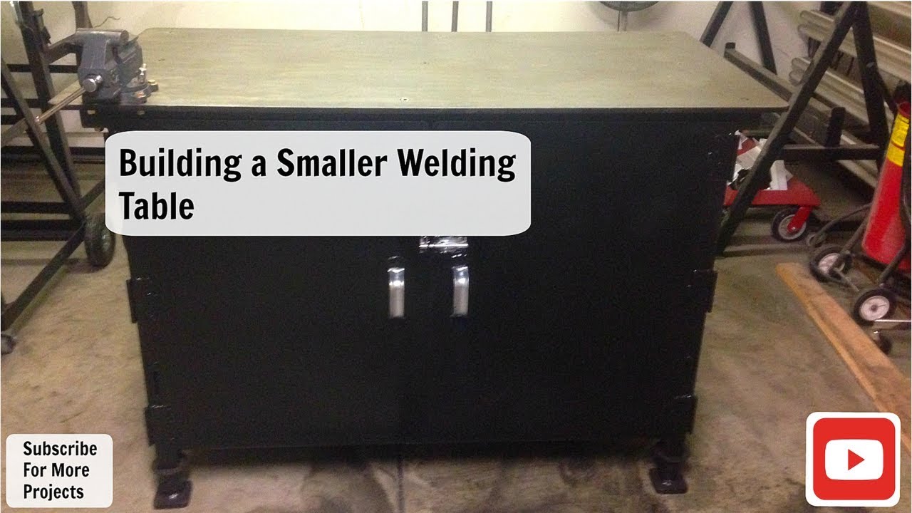 Building A Smaller Welding Table (Work Bench) - YouTube