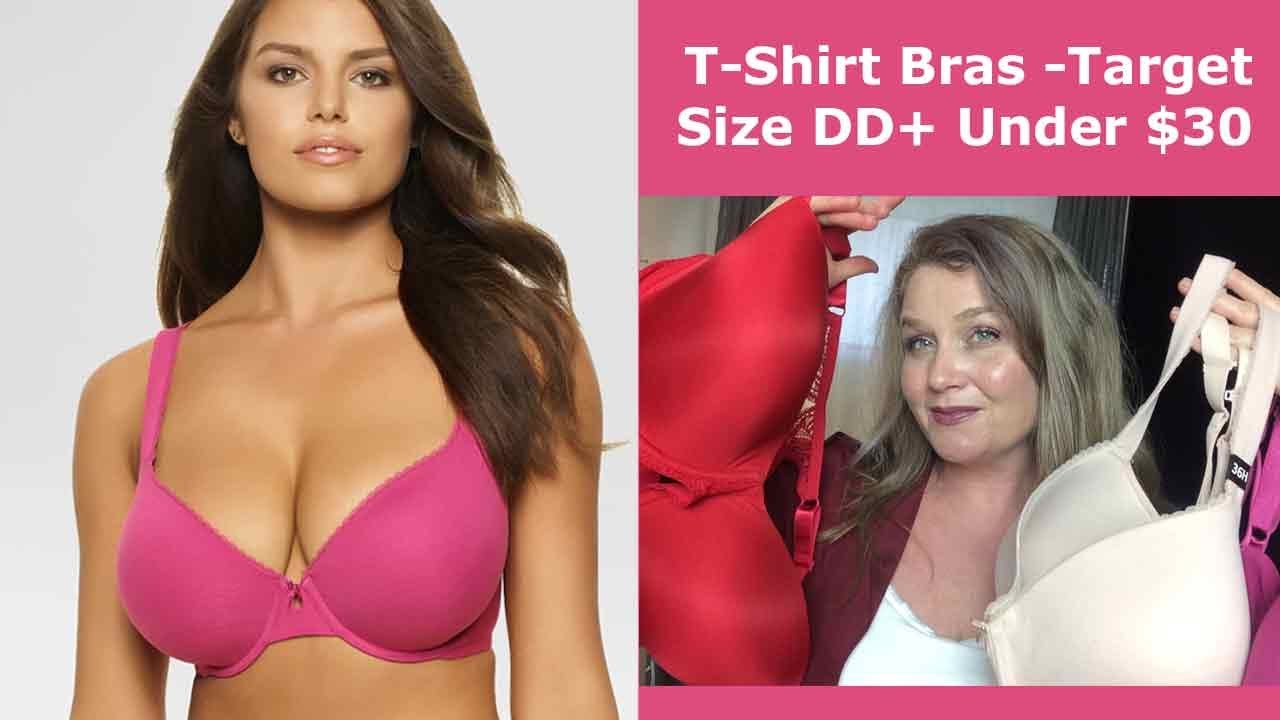 DD+ T-Shirt Bras from Target - Part 2: T-Shirt Moulded Cup Bras in