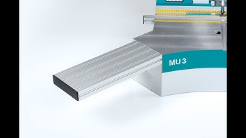 Installing Table Extensions on Hoffmann MU-3 series dovetail routing machines
