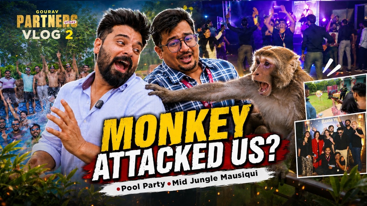 Monkey Attacked Us at Jim Corbett? 🐒 | Gourav Partners Utsav Vlog 2
