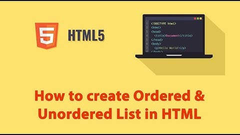 Mastering HTML Lists: Unordered, Ordered, Description, Nested, and Horizontal Lists | Tutorial