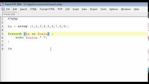 15  الحلقة  Foreach Loop