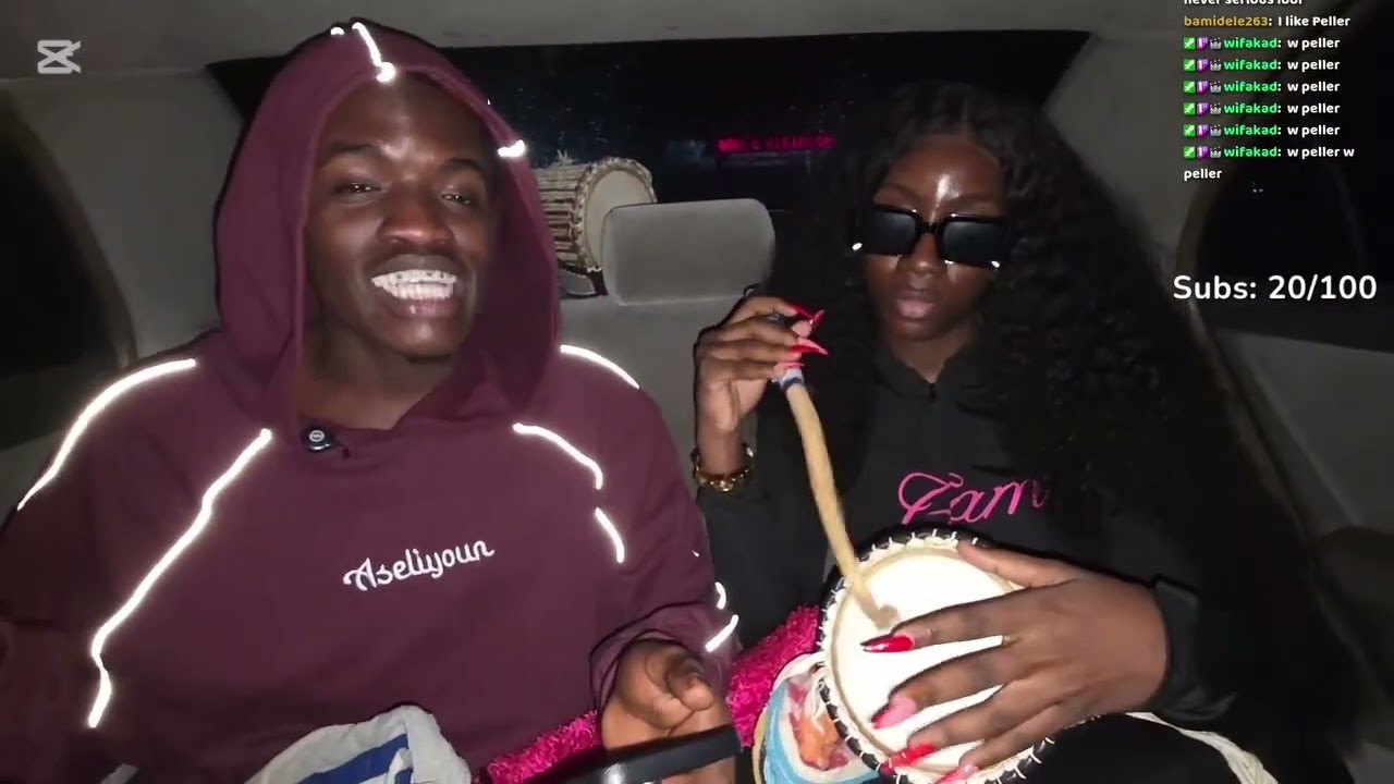 Joblaq and rashidat live stream together 