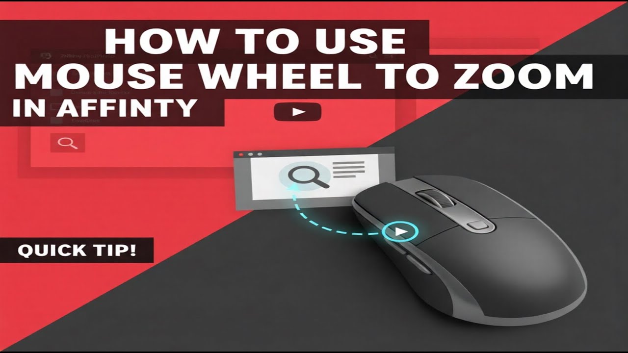 How To Use Mouse Wheel To Zoom In Affinity | Quick and Easy