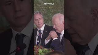 Blinken’s intense focus during Biden speech goes viral