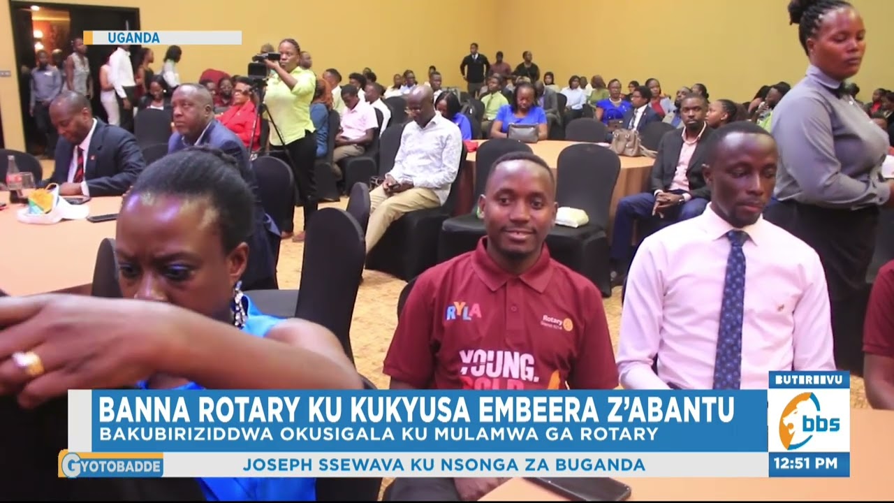Aba Rotary Bakubiriziddwa Okusigala ku Mulamwa gwa Kiraabu Yaabwe