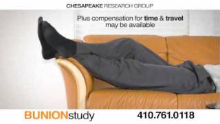 Chesapeake Research Group - Bunion Study Bunion Study Recruitment Pasadena Ca